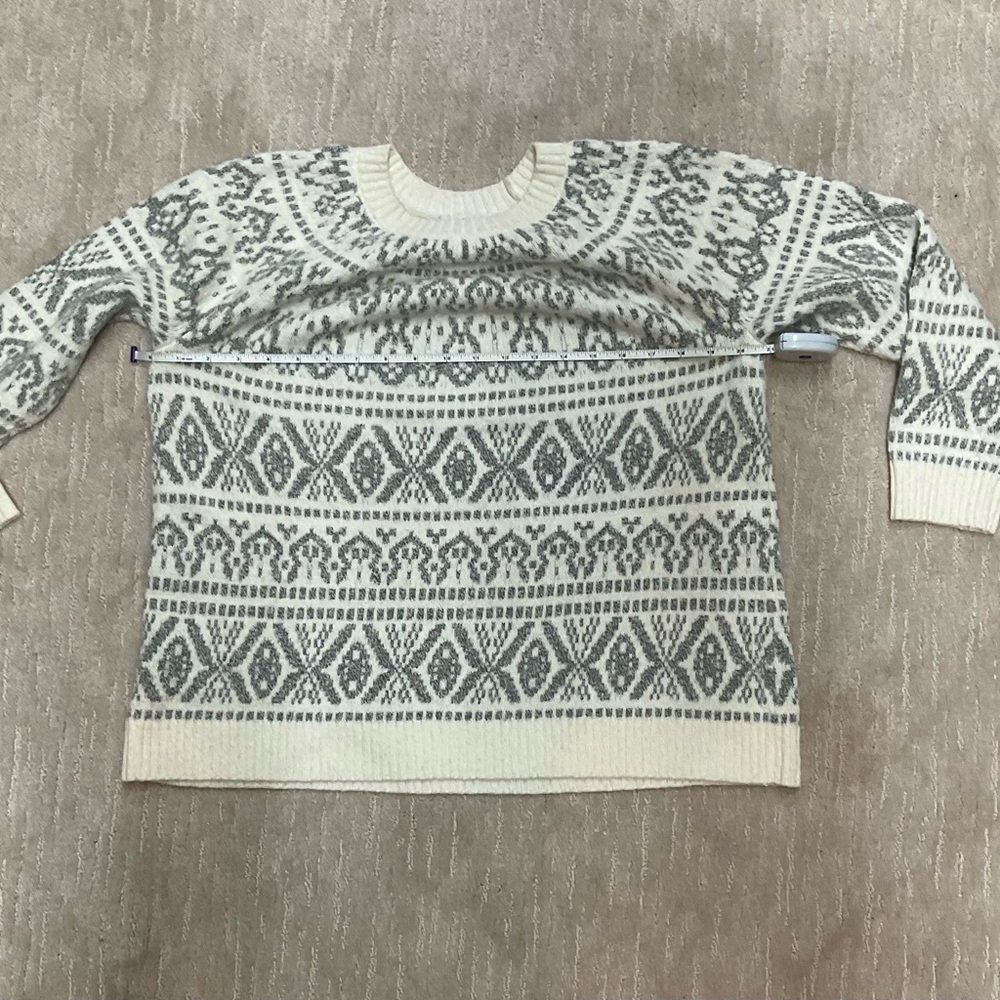 J Jill Sweater Fair Isle